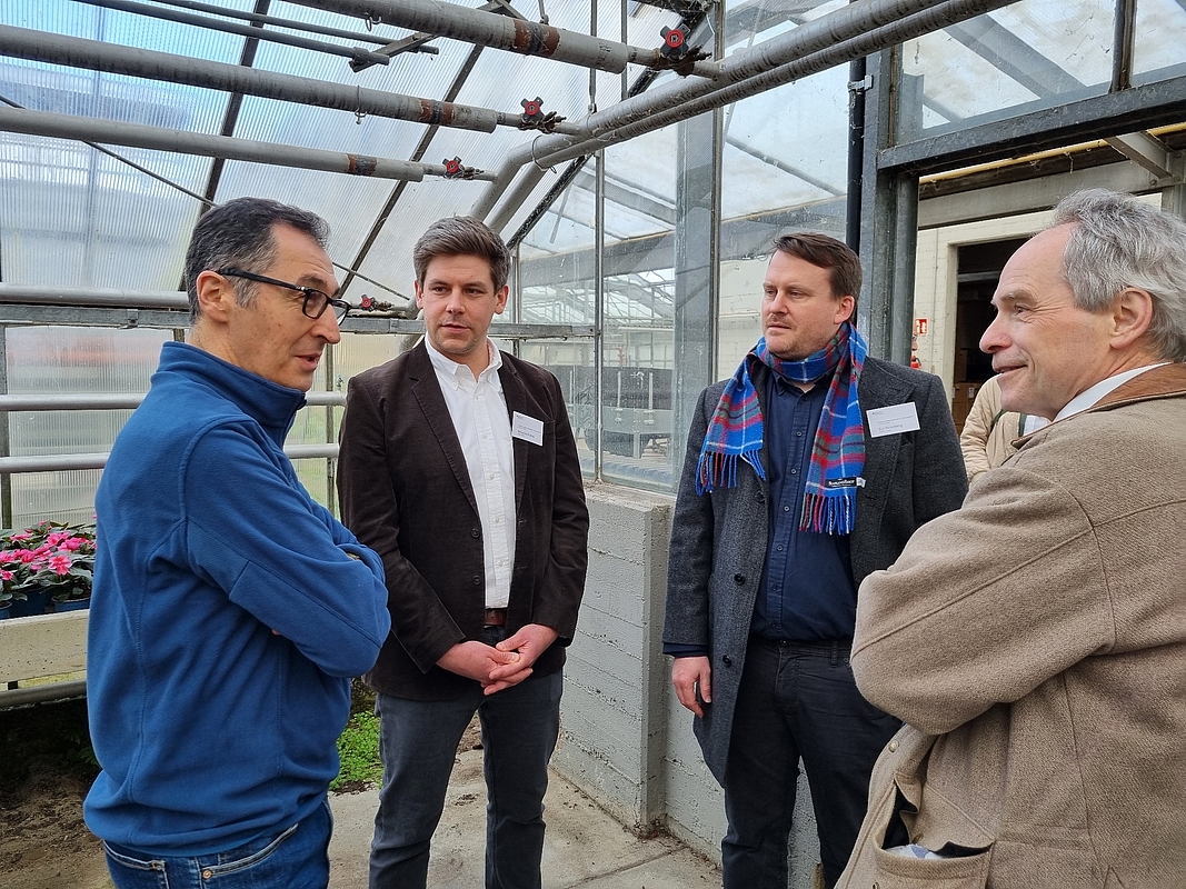 Benedikt Rilling im Gespräch mir Bundesminister für Ernährung und Landwirtschaft Cem Ödzdemir